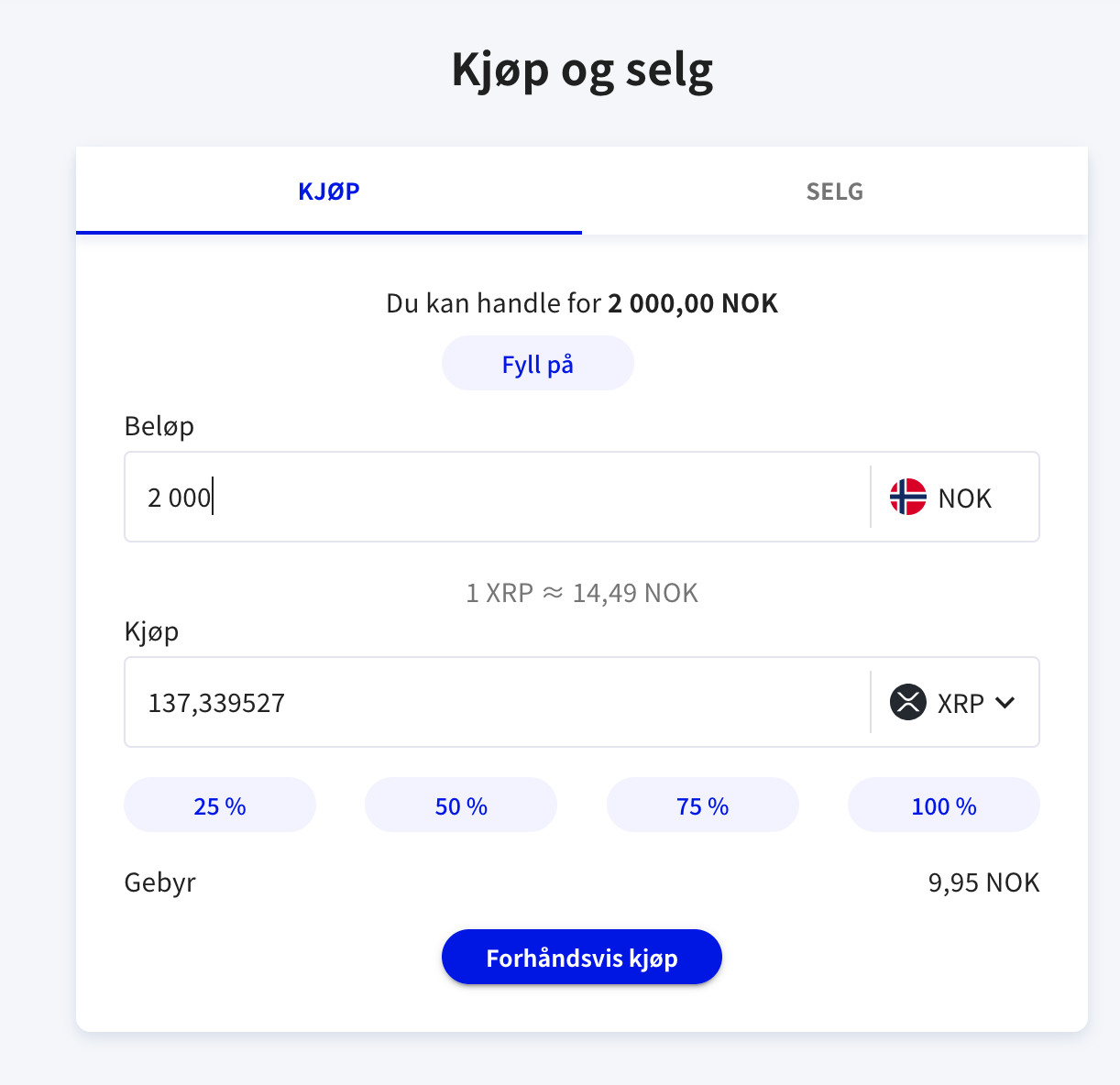 2 Miraiex XRP kjop